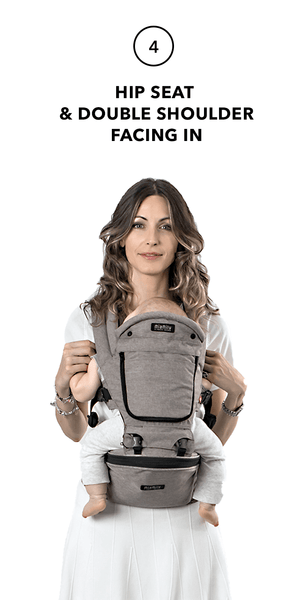 HIPSTER PLUS MiaMily 3D Baby Carrier for Healthy Baby Mom Dad Miamily US